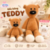 [10/10 DEAL GIẢM 30K] Gấu Bông Teddy Mr Bean – Gấu Bông Cao Cấp Mềm Mịn Ôm Ngủ Cỡ Lớn Size 95cm, Quà Tặng Lớn Dễ Thương