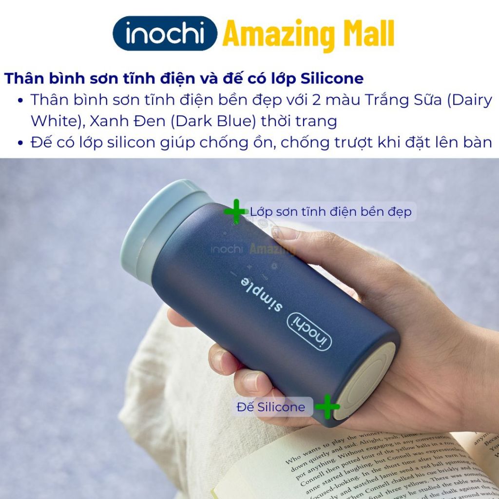 Bình Giữ Nhiệt Mini Inochi Fuji Cylin 200ml Nhỏ Gọn, Đẹp Tinh Tế, Mang Đi Mọi Nơi Amazing Mall Bình Giữ Nhiệt Mini Inochi Fuji Cylin 200ml Nhỏ Gọn, Đẹp Tinh Tế, Mang Đi Mọi Nơi Amazing Mall
