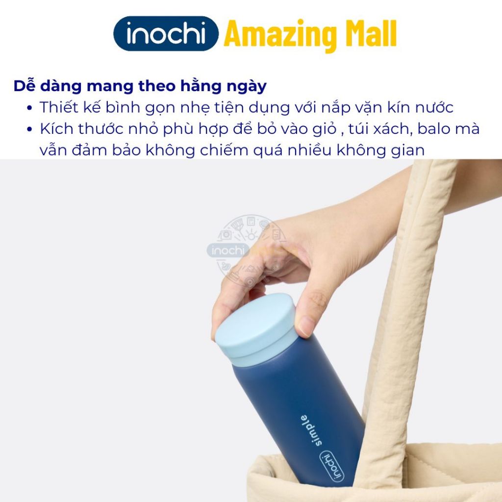 Bình Giữ Nhiệt Mini Inochi Fuji Cylin 200ml Nhỏ Gọn, Đẹp Tinh Tế, Mang Đi Mọi Nơi Amazing Mall Bình Giữ Nhiệt Mini Inochi Fuji Cylin 200ml Nhỏ Gọn, Đẹp Tinh Tế, Mang Đi Mọi Nơi Amazing Mall