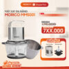 Máy Xay Đa Năng MORICO MM5001 Công Suất 500W – 2 Cối 3L Inox 304 & 2L Thủy Tinh, Dao 6 Cánh, Xay Thịt Xay Giò, Đánh Ruốc