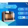 Nồi Chiên Không Dầu Kèm Hấp 2GOOD S200, Lòng nồi và phụ kiện INOX 304, Dung tích khoang lò 32L
