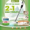 Máy Hút Bụi Lau Nhà Không Dây Mi-Ohome 3 Chế Độ HB-801 | Máy Hút Bụi Sofa Cầm Tay Đa Năng, Chổi Lau Sàn, Bề Mặt Sạch Sẽ
