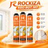 Keo Xịt Bọt Nở Xốp ROCKIZA - Keo Foam Chống Cháy Dung Tích 750ml - Tỷ Lệ Tạo Bọt Cao [Kèm Vòi Xịt]