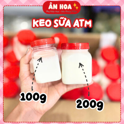 Keo Sữa A135 ATM Cắm Hoa Sáp, Hoa Giả