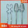 Trong kho 1/2/4pcs điện trứng beater khuấy móc, thép không gỉ bền cầm tay trứng whisk trộn thanh bếp trộn cá tuyết
