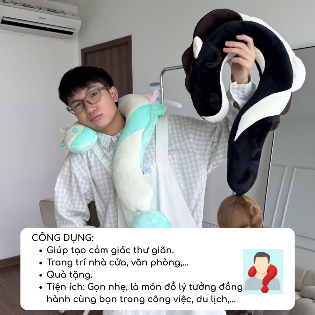 Gối Kê Cổ Tựa Đầu "?" Ngọ Phiên Bản Premium Chất Vải Nhung Mềm Mại Dùng Thư Giãn, Decor, Quà Tặng, Du Lịch Gối Kê Cổ Tựa Đầu "?" Ngọ Phiên Bản Premium Chất Vải Nhung Mềm Mại Dùng Thư Giãn, Decor, Quà Tặng, Du Lịch