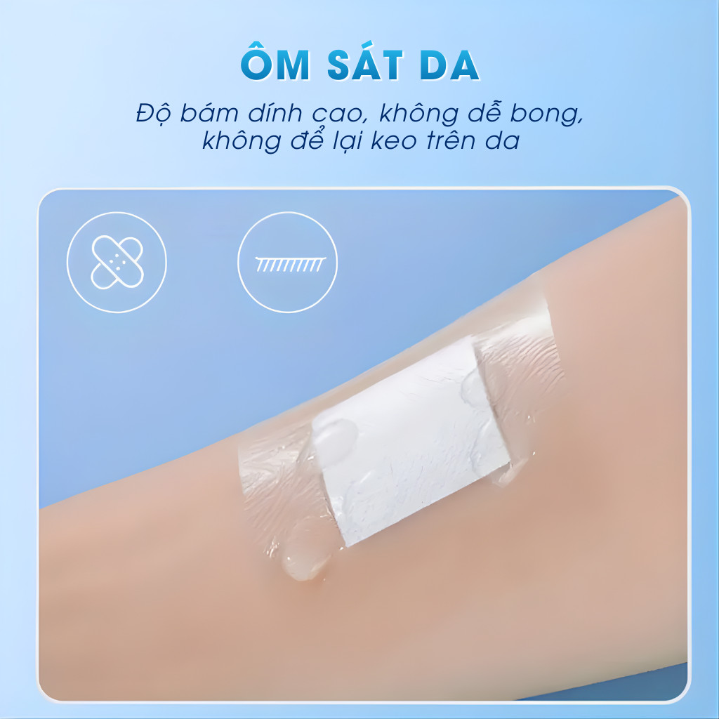 Băng Gạc Chống Thấm Nước Cao Cấp, Màng Trong Suốt, Độ Đàn Hồi Tuyệt Vời, Dán Vết Thương Tiện Lợi Băng Gạc Chống Thấm Nước Cao Cấp, Màng Trong Suốt, Độ Đàn Hồi Tuyệt Vời, Dán Vết Thương Tiện Lợi