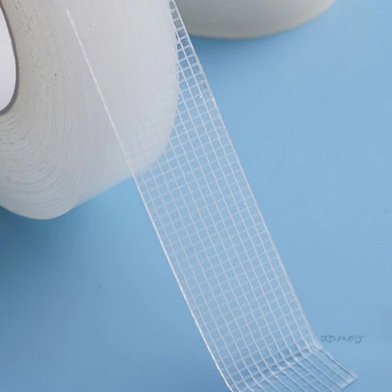 COD🔮🔮Băng keo hai mặt Nano lưới dày 1 mm, Vật liệu Acrylic Nano, có thể giặt được, tái sử dụng, tự dính COD🔮🔮Băng keo hai mặt Nano lưới dày 1 mm, Vật liệu Acrylic Nano, có thể giặt được, tái sử dụng, tự dính