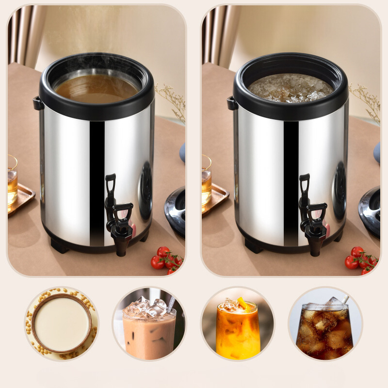 Bình pha trà giữ nhiệt, bình ủ trà sữa chất liệu INOX chống rỉ cao cấp 6 Lít – 12 Lít Bình pha trà giữ nhiệt, bình ủ trà sữa chất liệu INOX chống rỉ cao cấp 6 Lít – 12 Lít