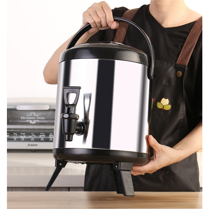 Bình pha trà giữ nhiệt, bình ủ trà sữa chất liệu INOX chống rỉ cao cấp 6 Lít – 12 Lít Bình pha trà giữ nhiệt, bình ủ trà sữa chất liệu INOX chống rỉ cao cấp 6 Lít – 12 Lít