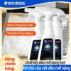 OKCMENG Bọt tẩy vết dầu mở cho bếp – dung dịch xịt khử mỡ mạnh mẽ cho nhà bếp, loại bỏ nhanh vết bẩn và mỡ nặng an toàn