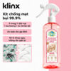 Klinx Xịt diệt ve, công thức an toàn gia đình, phun một lần diệt 99% ve, khử khuẩn & hương thơm lâu dài