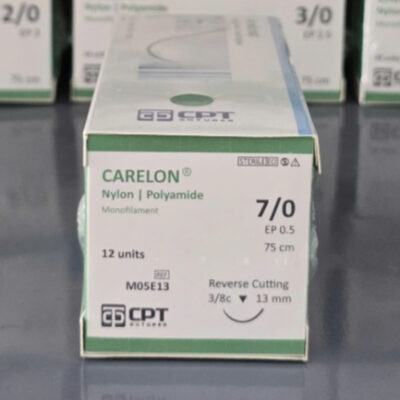 [ Lẻ 1 sợi ] Chỉ phẫu thuật Carelon Nylon CPT đủ cỡ 2/0 - 8/0 - chỉ không tiêu, chỉ khâu thẩm mỹ