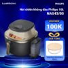 Nồi Chiên Không Dầu Philips NA543 7.2L - Công Nghệ RapidAir Plus, 16 Chế Độ Nấu, Bảo Hành 2 Năm
