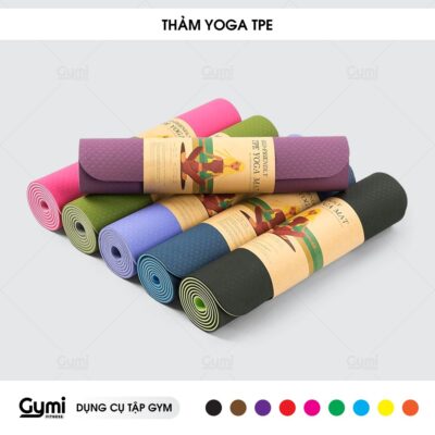Thảm Tập Yoga - Thảm Tập Gym TPE Siêu Bền 6mm/8mm Hàng Cao Cấp - ThamTPE