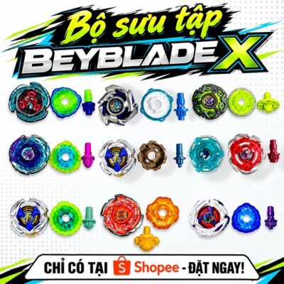 Bộ sưu tập con quay Beyblade X thương hiệu SB cho bé