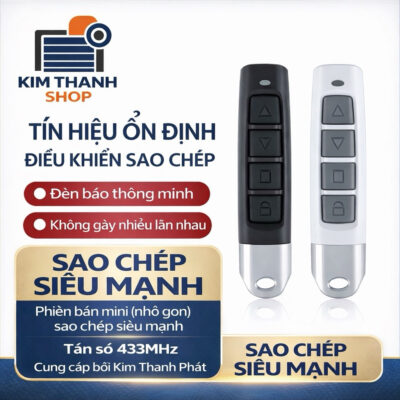 chìa khóa cửa cuốn học lệnh bàn phím nhỏ gọn . tương thích với tần số 433mhz