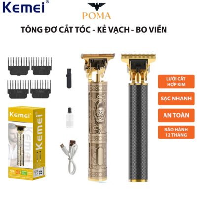 Tông đơ cắt tóc T9 / T10 Thiết kế nhỏ gọn, lưỡi cắt sắc bén, chấm viền dễ dàng. Bảo hành 12 tháng