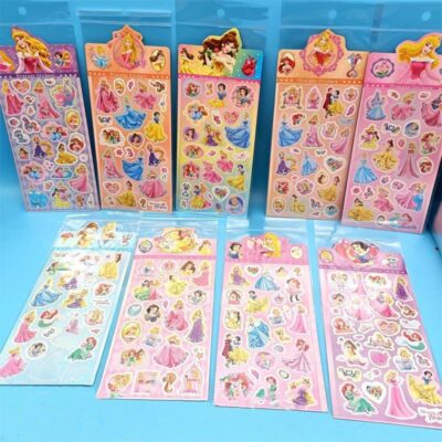 Phim HoạT HìNh Trẻ Em MớI NhãN DáN Dễ ThươNg HọA TiếT TuyếT TrắNg Sticker Vở Sticker Cute