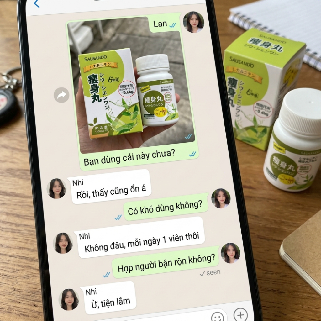 SAUSANDO Viên Uống Giảm Cân Nhật Bản L-Carnitine Chiết Xuất Trà Xanh Hỗ Trợ Dáng Thon Gọn 10 Viên SAUSANDO Viên Uống Giảm Cân Nhật Bản L-Carnitine Chiết Xuất Trà Xanh Hỗ Trợ Dáng Thon Gọn 10 Viên