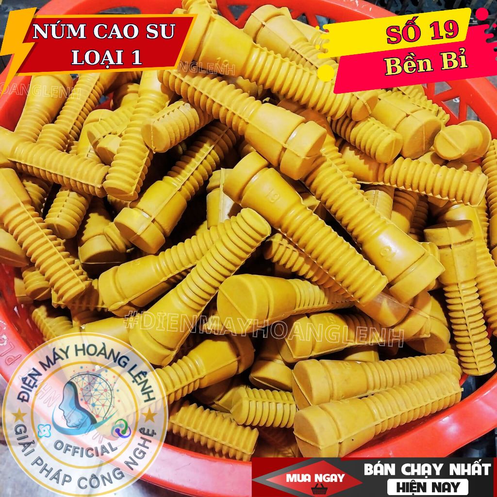 Núm Cao Su Vặt Lông Gà Vịt Số 19 Trơn Vàng Dẻo, Bền NÚM VÀNG SỐ 19 LOẠI 1 Núm Cao Su Vặt Lông Gà Vịt Số 19 Trơn Vàng Dẻo, Bền NÚM VÀNG SỐ 19 LOẠI 1