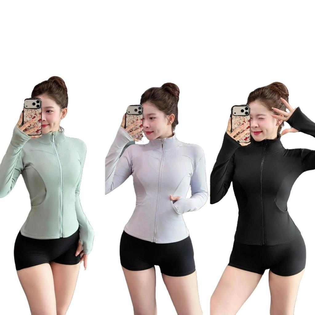 Áo Khoác Tập Gym Nữ Ôm Body Co Giãn 4 Chiều Thoáng Mát Có 2 Túi Tiện Lợi Phù Hợp Gym Yoga Fitness YLYSPORT A43 Áo Khoác Tập Gym Nữ Ôm Body Co Giãn 4 Chiều Thoáng Mát Có 2 Túi Tiện Lợi Phù Hợp Gym Yoga Fitness YLYSPORT A43