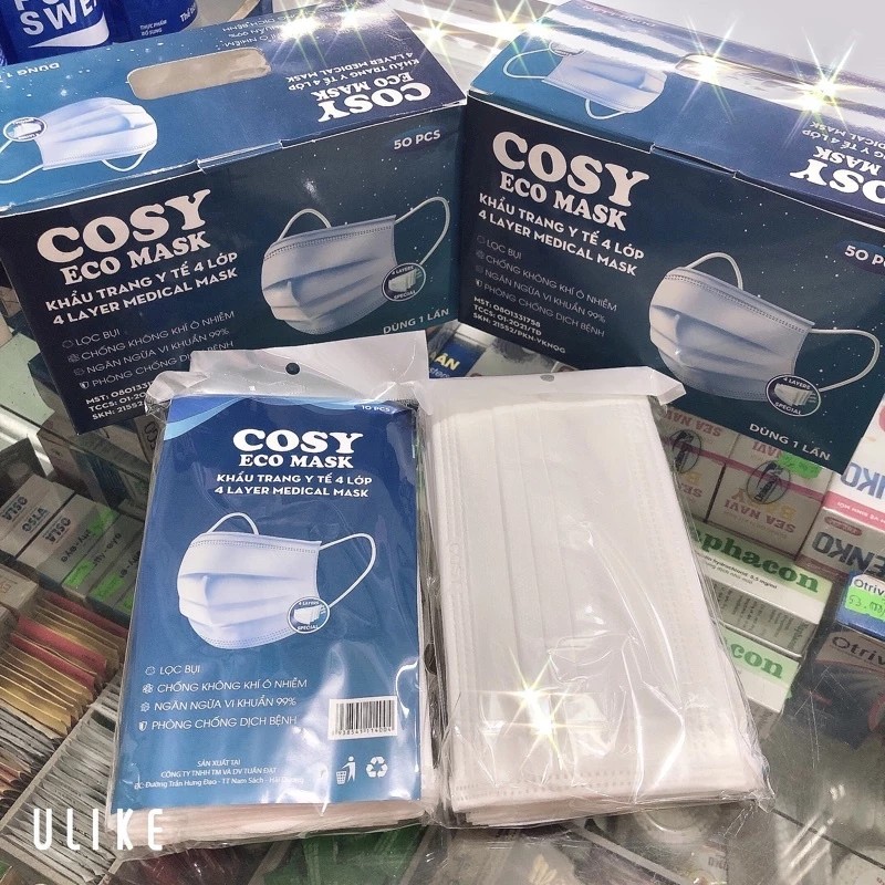 Khẩu trang chính hãng COSY và AMI Khẩu trang chính hãng COSY và AMI