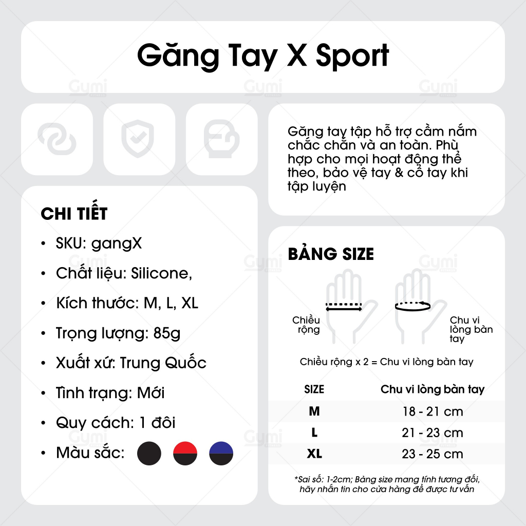 Găng Tay X Sport Tập Gym, Thể Thao Chuyên Nghiệp Nam Nữ - GT-X Găng Tay X Sport Tập Gym, Thể Thao Chuyên Nghiệp Nam Nữ - GT-X