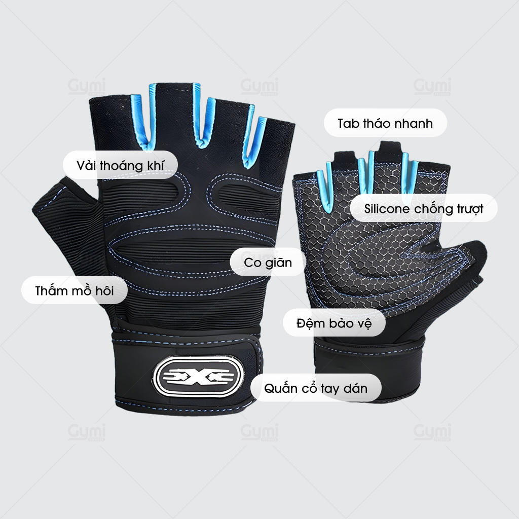 Găng Tay X Sport Tập Gym, Thể Thao Chuyên Nghiệp Nam Nữ - GT-X Găng Tay X Sport Tập Gym, Thể Thao Chuyên Nghiệp Nam Nữ - GT-X