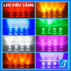 [Combo] Led Đơn Siêu Sáng 5mm 3mm, Bóng Phủ Màu, Đèn Nháy RGB / Lét Trong, Đục Đỏ Vàng Trắng Hồng Tím Cam Xanh Dương Lá