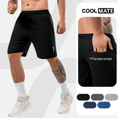 Quần thể thao nam Max Ultra Short V2, quần short đa năng chạy bộ, tập gym, Pickleball có túi khóa sau Coolmate