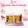Kem Tan Mỡ Ớt, Kem Tan Mỡ Gừng Giảm Béo, Kem Đánh Bụng Giảm Béo Hũ 1kg